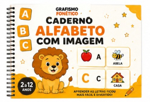 Caderno Alfabeto com Imagem