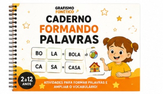 Caderno Formando Palavras